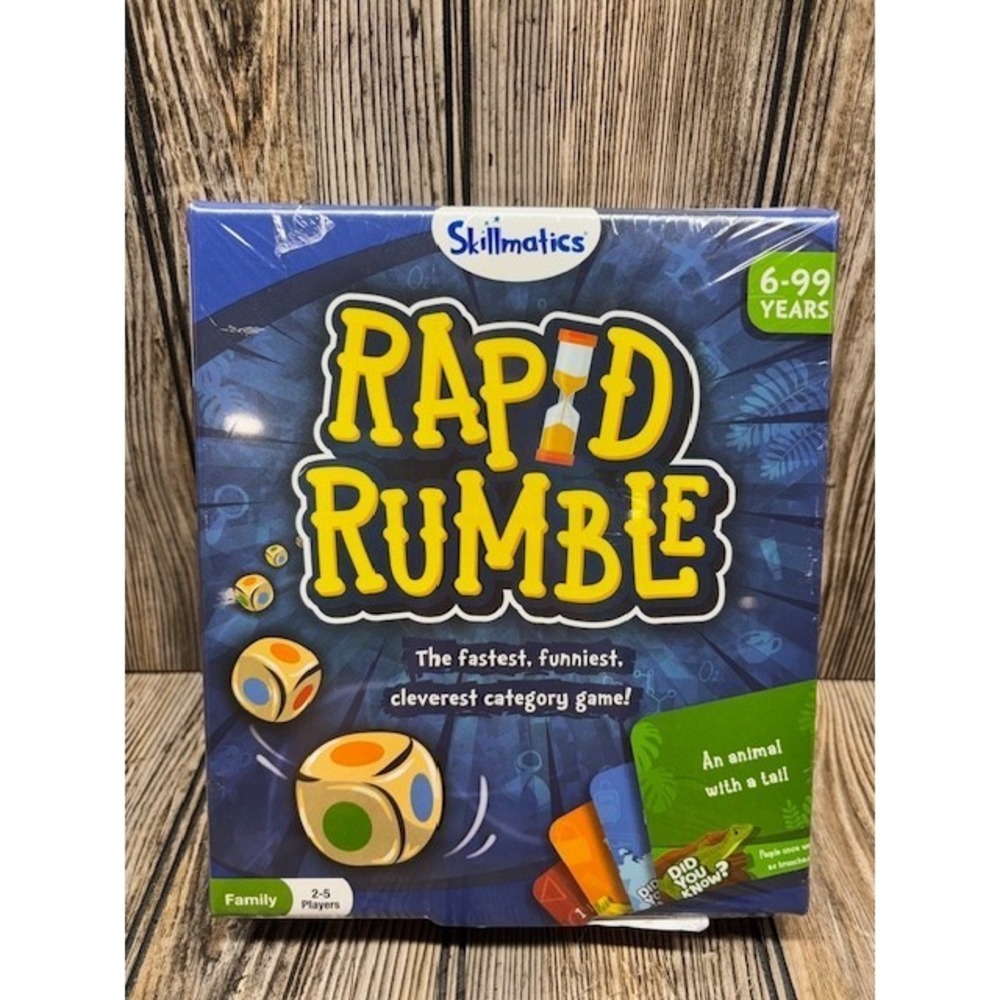 Skillmatics Rapid Rumble - Fast-Paced Board Game for Kids, Teens & Adults